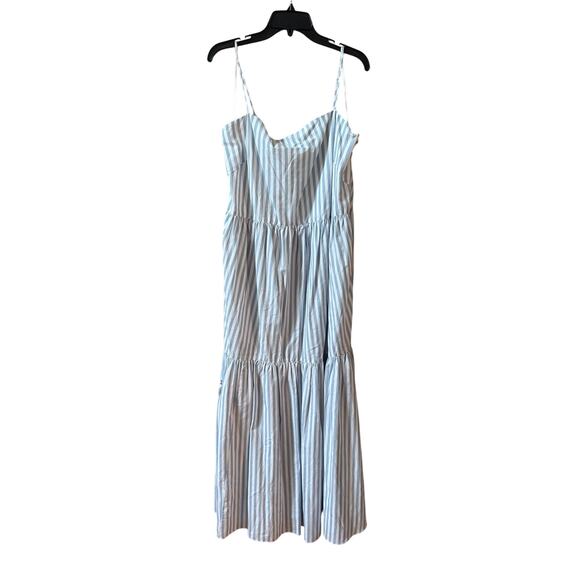 Rag & Bone Leilah Stripe Poplin Maxi Dress - Size Large (New) $478.00 retail - Picture 3 of 5